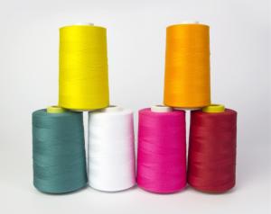Wholesale Good Heat Resistance 100% Spun Polyester Cheap Sewing Thread 40/2 40s/2 5000Y 5000M from china suppliers