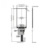 4 Inch 640*1280 IPS View High Definition Liquid Crystal Display Screen For