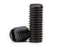 Headless Alloy Steel Metal Set Screws Slotted Drive Flat Point DIN24766