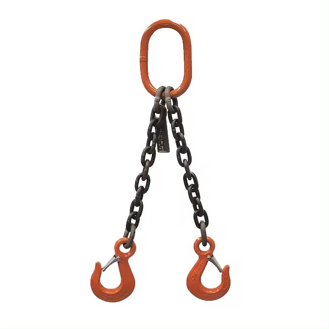 Standard Blacken Finished Strong G80 Alloy Steel Lifting Chain Sling with Hook