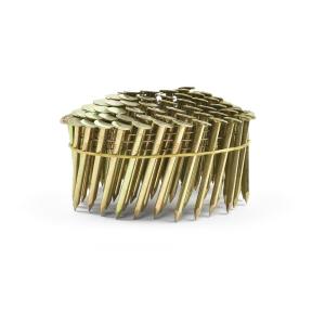 Wholesale .120''*1'' Smooth Shank Diamond Point Round Head Electro Galvanized Coil Roofing Nails from china suppliers