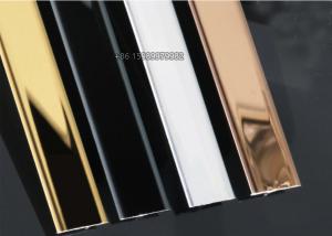Wholesale Anticorrosive Stainless Steel Inlay T Patti , SUS316 Metal Building Trim Profiles from china suppliers