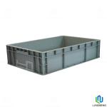 600*400*148mm Hard Colorful Stackable Euro Plastic Packaging Boxes For