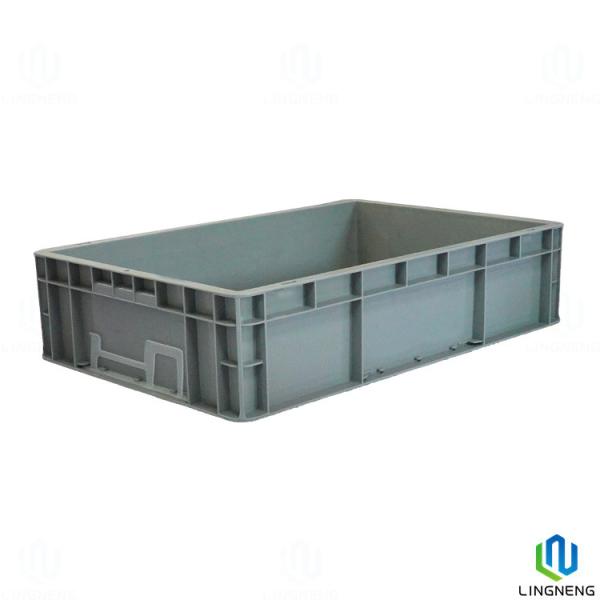 600*400*148mm Hard Colorful Stackable Euro Plastic Packaging Boxes For
