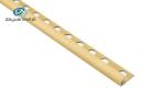 6063 Aluminum Corner Profiles Decorative Quarter Round With Hole Pattern
