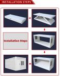 Apartment 20ft Steel Structures Folding Living Prefab Modular Homes Stackable