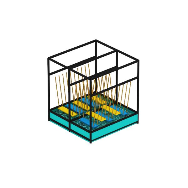 Junior Ninja Course Indoor Playground Equipment for Ages 5-12