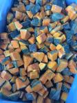 Frozen Sweet Pumpkin Dice, blanched, variety of Ebis, origin of Heilongjiang,