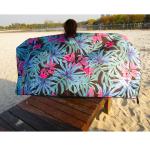 Custom Printed Sand Free Quick Dry Microfiber Beach Towel With Custom Logo