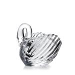 OEM Swan Vintage Glass Candle Holder For Wedding LFGB Certified