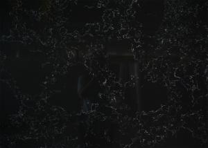 Wholesale Heat Resistant Carrara Black Quartz Tiles Flooring Home Decoration Anti Faded from china suppliers