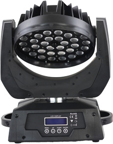 36 * 15W RGBWYUV 6 In 1 LED Wash Moving Head Lamp Waterproof IP20 Energy Saving
