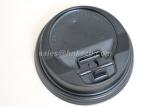 8oz Environmental Friendly Paper Coffee Cup Lid For Drinking Black / White Color