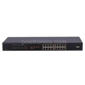 Wholesale Unmanaged Network Switch 2+16 port (Gigabit SFP Slots &amp; RJ45) 48Gbps Bandwidth from china suppliers