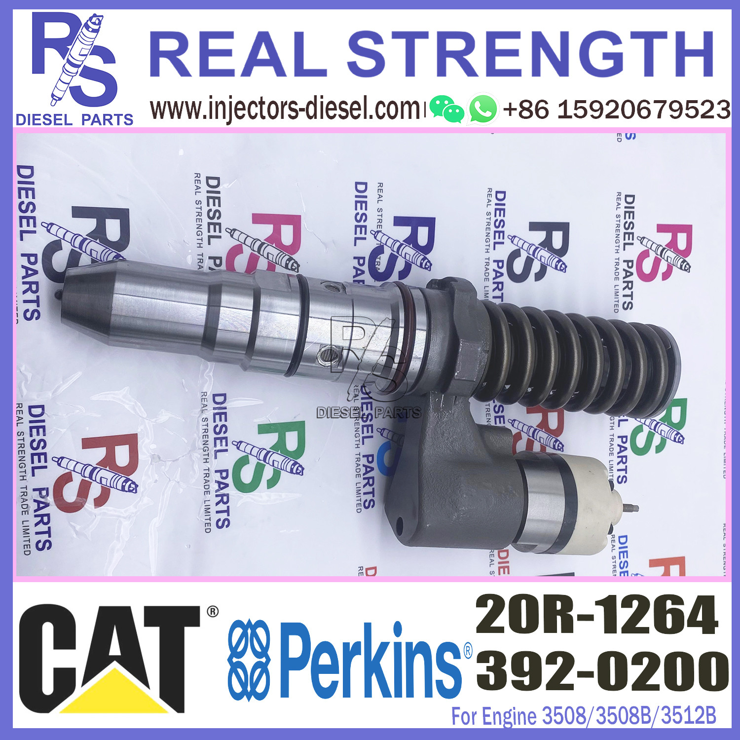 20R1264 20R-1264 for Caterpillar 3508 3512 3516 3524 3920205 CAT Fuel Injector 20R1266 20R-1266 10R1303 10R-1303