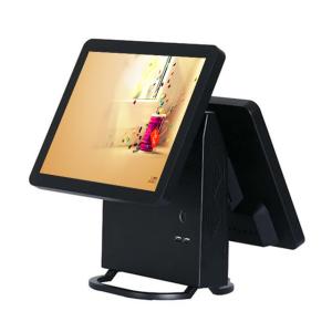 Wholesale Windows XP Restaurant Pos Dual Monitor 32G SSD 10 Point Capacitive Touchscreen from china suppliers