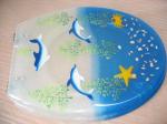 polyresin toilet seat cover,MDF toilet seat,PP toilet seat,sea star,shell