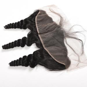 Wholesale 100% Pure Virgin Lace Frontal Closure With Bundles 13X4 Inch Free Part from china suppliers