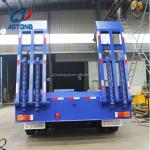3.5" King Pin Lowboy Trailer 60-80 Ton Capacity Durable Steel Construction