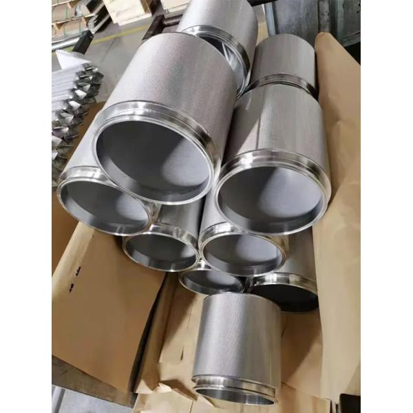 New Condition 10 Micron Sintered Wire Mesh Filter Element Stainless Steel Cartridge Filter with Alloy Sintered Wire Mesh Tube