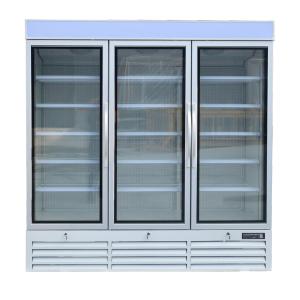 Wholesale Commercial Upright Glass Door Freezer Fridge With Plug - In Secop Compressor from china suppliers
