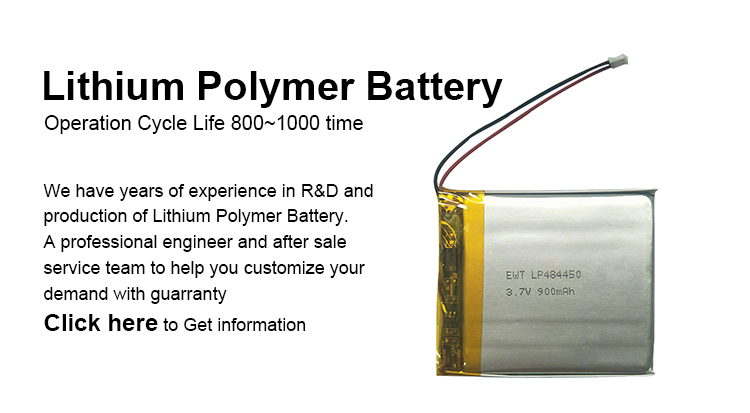 Polymer LiPo Battery 3.7v 900mah Li Ion Battery Rechargeable