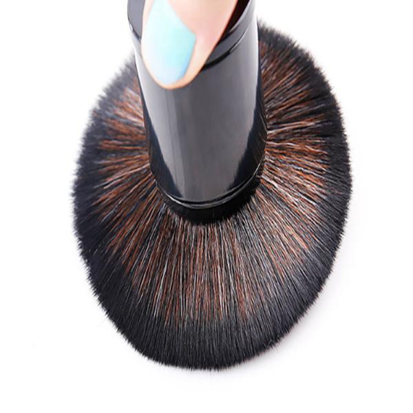 Black Color Telescopic Blush Brush , Setting Powder Brush Shading And Highlighti