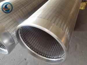 Wholesale 6&quot; Stainless Steel 100 Bar Johnson Wire Screen Continuous Slot For Water from china suppliers