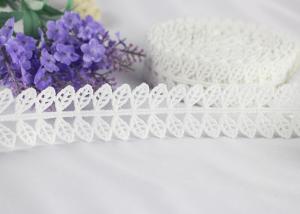 Wholesale Guipure Embroidery Water Soluble Polyester Lace Trim with Bilateral Leaves from china suppliers