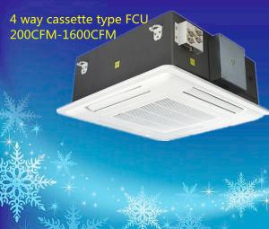 Wholesale Chilled water 4 way decorative cassette type fan coil unit-1600CFM from china suppliers