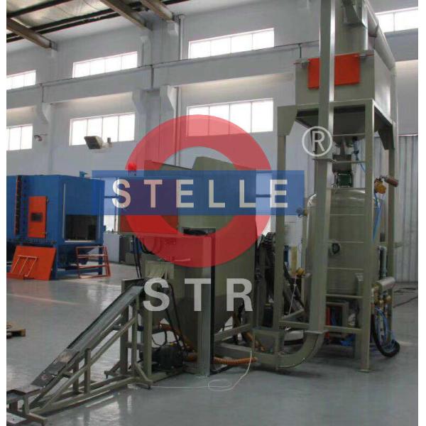 Media Automatic Conveying Blasting Machine / Portable Sandblaster Cabinet