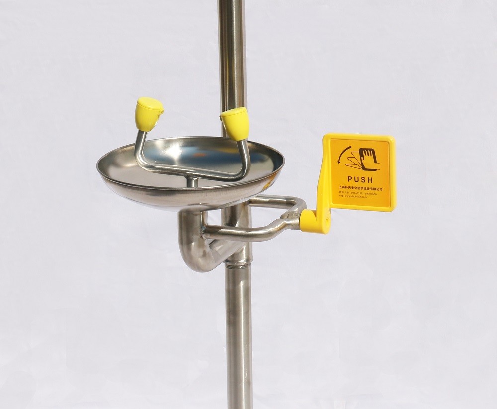 Safety shower emergency eye face wash station industrial eye wash station safety eye wash station