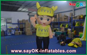 Wholesale 2M Middle Outsite Yellow Inflatable Cartoon Characters Exquisite For Childern from china suppliers