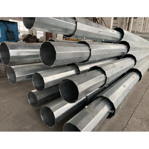 90FT Dodecagonal Hot Dip Galvanized 69KV Philippines Steel Poles