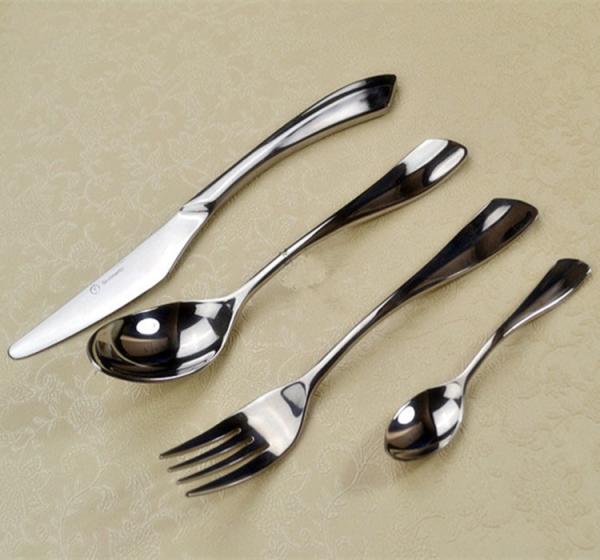 stainless steel hotel cutlery/flatware/tableware/dinnerware set/4 pcs set/knife