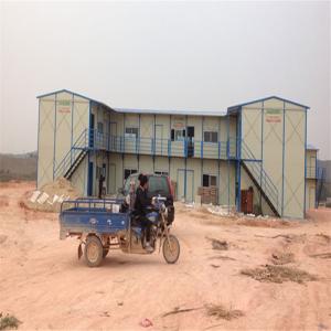 Wholesale 2 floors easy assemble and disassemble prefabricated house for workers from china suppliers