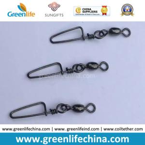 Wholesale Standard Black Rolling Swivel with Good Quality Snap Carp Fishing Swivel Connectors from china suppliers