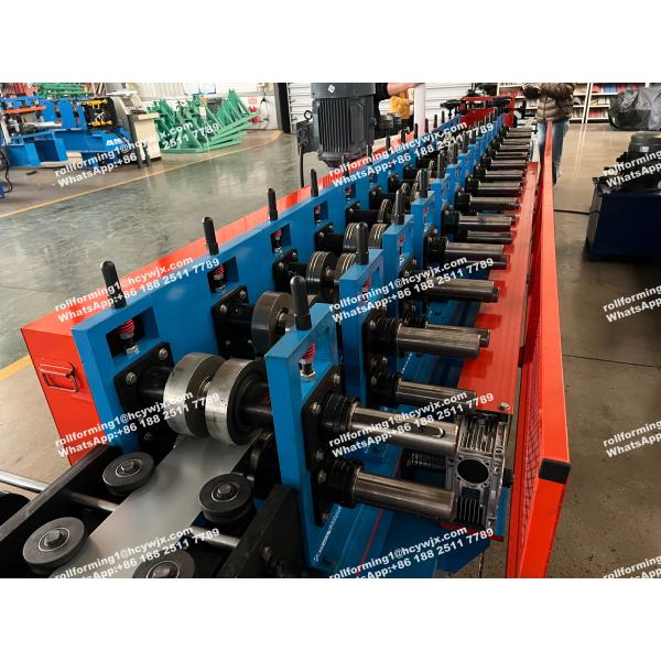 Automatic Opening and Closing Stud and Track Roll Forming Machine with 0.8-1.8mm Thickness 0-35m/min Capacity and 21.5kw Power