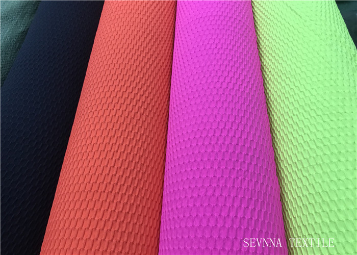 Thermal Protection Activewear Knit Fabric Ultra Soft Flat Water Repellent