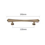128mm Morden Solid Brass T Bar Kitchen Handles Cabinet Pull Handles