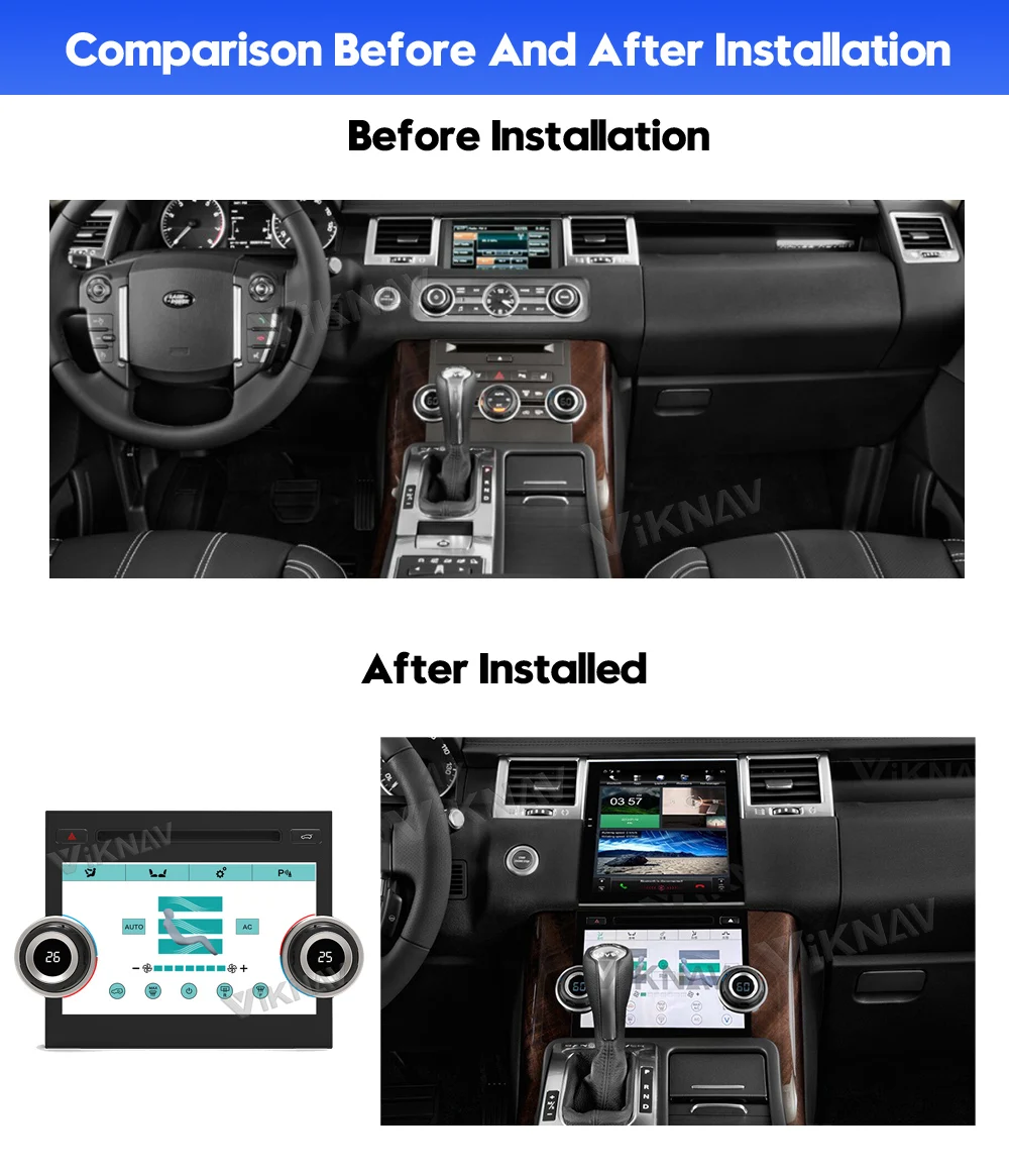 10.4 Inch Newest Generation AC Screen For Land Rover Range Sport L320 2009-2013 Air Condition Board Climate Control LCD