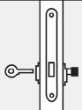 Certifire Stainless Steel Mortice Door Lock for Fire Door Bathroom Privacy EN1634 Fire Tested EN12209 and CE Marking