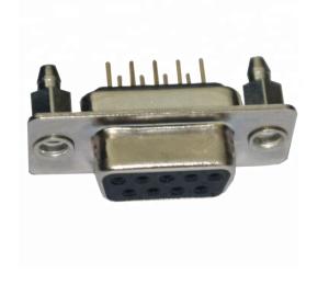 Wholesale DP Socket 9 Pin D Sub Female Connector , 90 Degree Electrical D Sub 9 Pin Male Connector from china suppliers