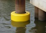 Marine Solid Foam Cylindrical Rubber Fender dia 4.5m High Performance