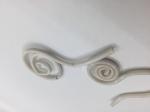 Dental Flex Bend Saliva Ejector Tips White Tongue Holder With 5 Suction Holes