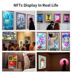 big screen digital screen photo frame 27 inch digital Smart For Photography Dark