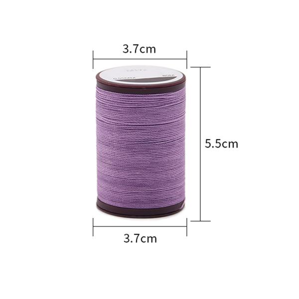 80 Colors 0.8mm Leather Sewing Wax Thread Plastic Cone Material for Handmade Crafting