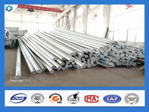 Wholesale Philippines Nea Standard Q345 40FT Hot Dip Galvanized Power Line Steel Pole from china suppliers