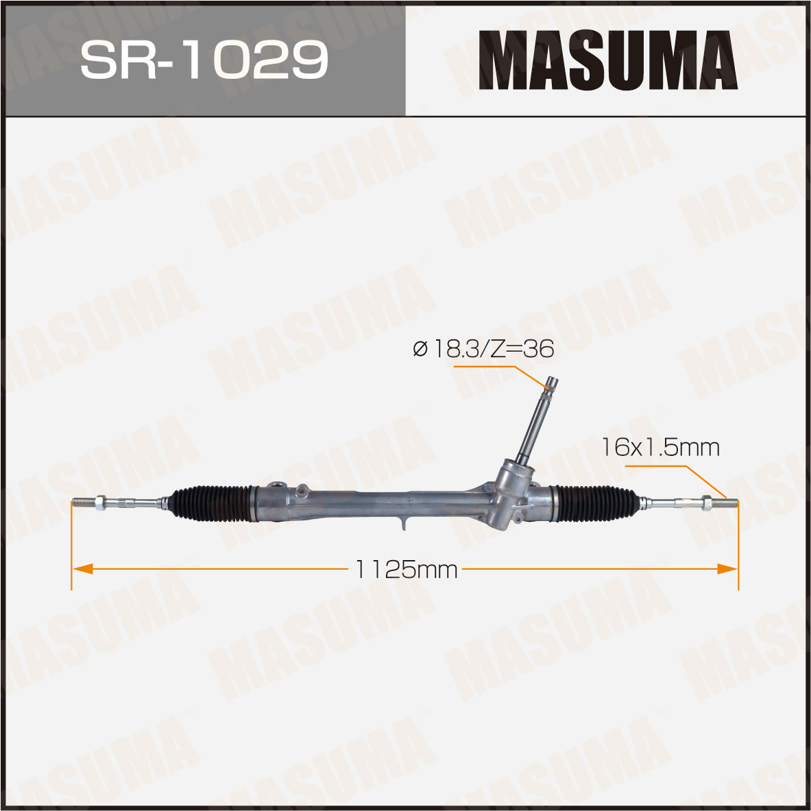 SR-1029 MASUMA Auto Vehicles Accessories Steering Gear 45510-F4010 LHD Hydraulic for Toyota C-HR