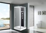 , Square Shower Cabin with white acrylic tray,Fashion Pivot Door， Corner Shower